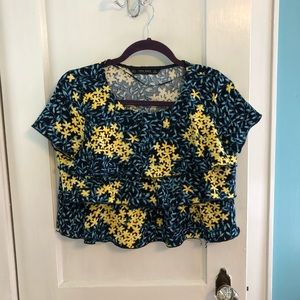 Zara Basic Floral Top